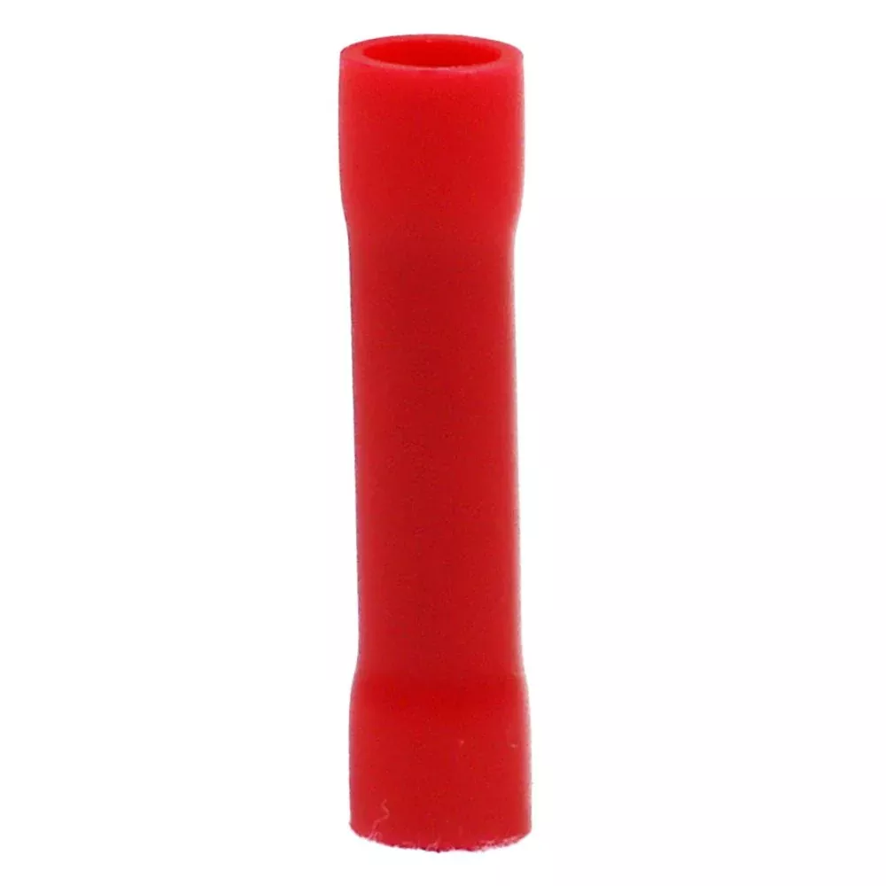 Butt Splice Connector, 22-18 AWG, Red Nylon