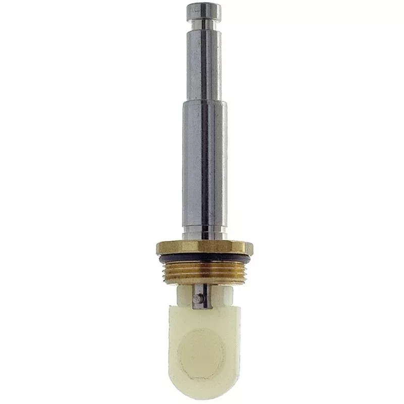 Danco 80971 Pushbutton Diverter Stem, Brass/Plastic, Chrome Plated, 3-3/4 in L