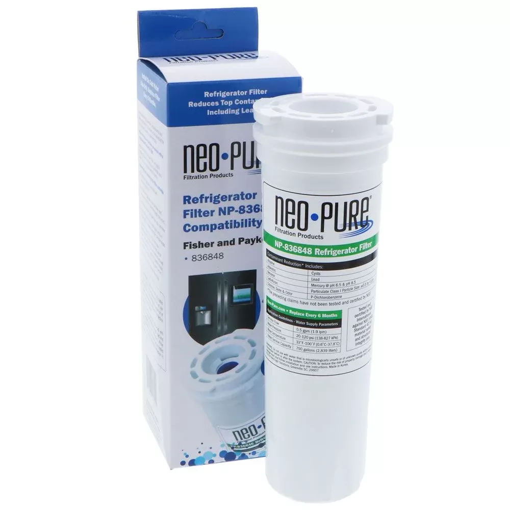 Fisher and Paykel 836848 Compatible Replacement Fridge Filter by Neo-Pure
