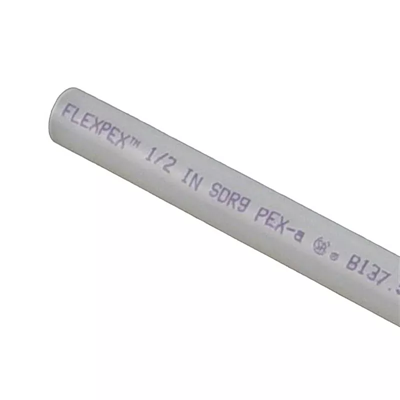 Flair-It SAFEPEX Pro 16051 PEX-A Straight Stick Pipe Tubing, 1/2 in, White, 5 ft L