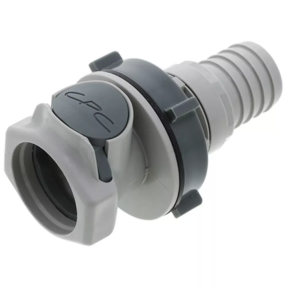 HFC161212 Panel Mount Hose Barb Coupling Body 3/4 ID Barb
