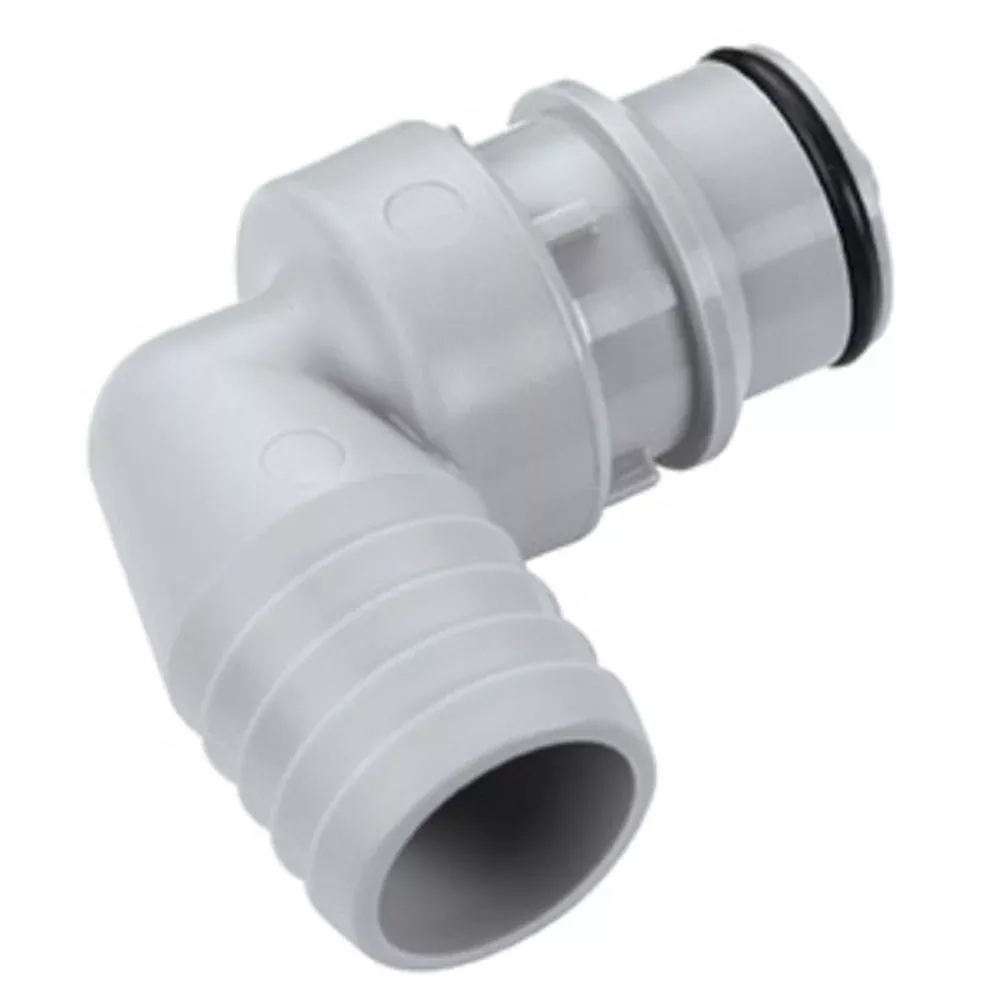 HFCD231212 Valved Elbow Hose Barb Coupling Insert 3/4 ID Barb