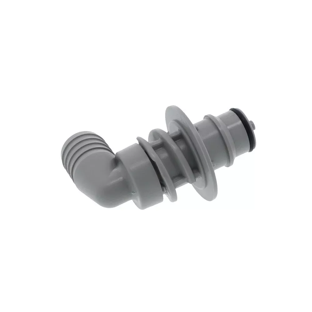 HFCD431212 Valved Elbow Panel Mount Hose Barb Coupling Insert 3/4 ID Barb