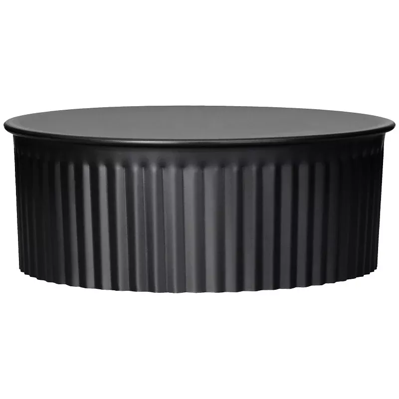 Imperial BM0151 Round End Cap, 6 in Dia, Black
