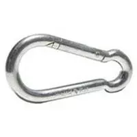 Koch 245291 Spring Hook Snap Link, Zinc