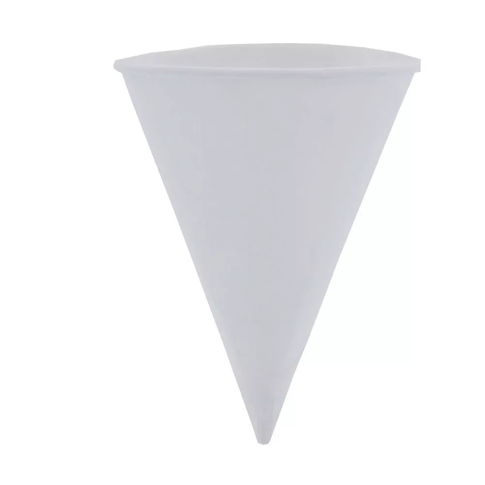 Konie Cone Cups 4.0oz Rolled Rim
