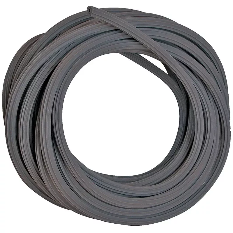 Make-2-Fit P 7520 Screen Retainer Spline, 0.155 in D, 25 ft L, Vinyl, Black, Round