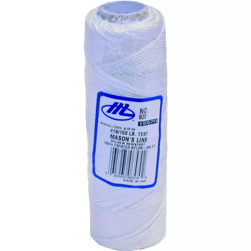 Marshalltown 620 Mason Line, 285 ft L Line, White Line