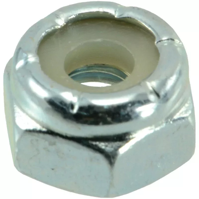Midwest Fastener 03648 Lock Nut, Coarse Thread, 10-24 Thread, Nylon, Zinc