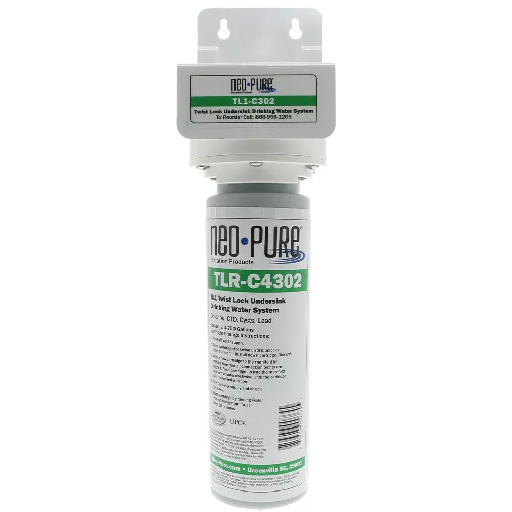 Neo-Pure TL1-C302 Twist Lock Undersink Drinking Water System