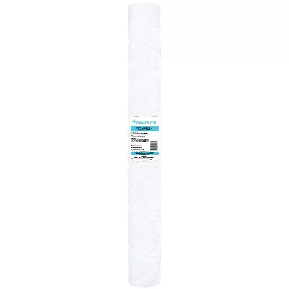 Neo-Pure WPP-25200-01 20" Surfactant Free String Wound Filter 1 Micron