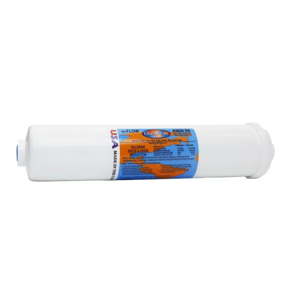 Omnipure Inline Calcite Water Filter 12" x 2.5"