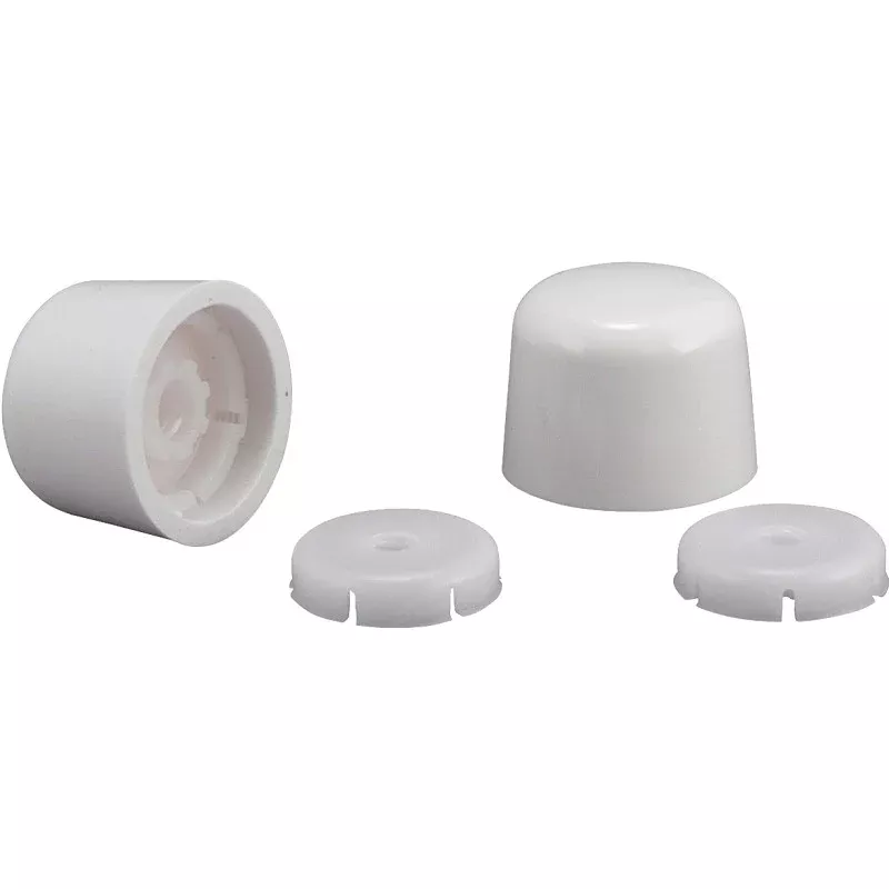 Plumb Pak PP835-30WHL Bolt Cap, Universal, White