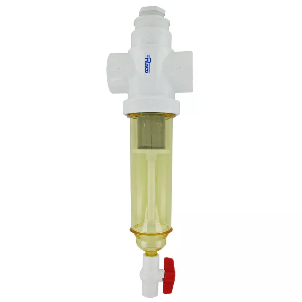 Rusco Chemically Resistant Sediment Trapper Filter Combo Style 2" SS