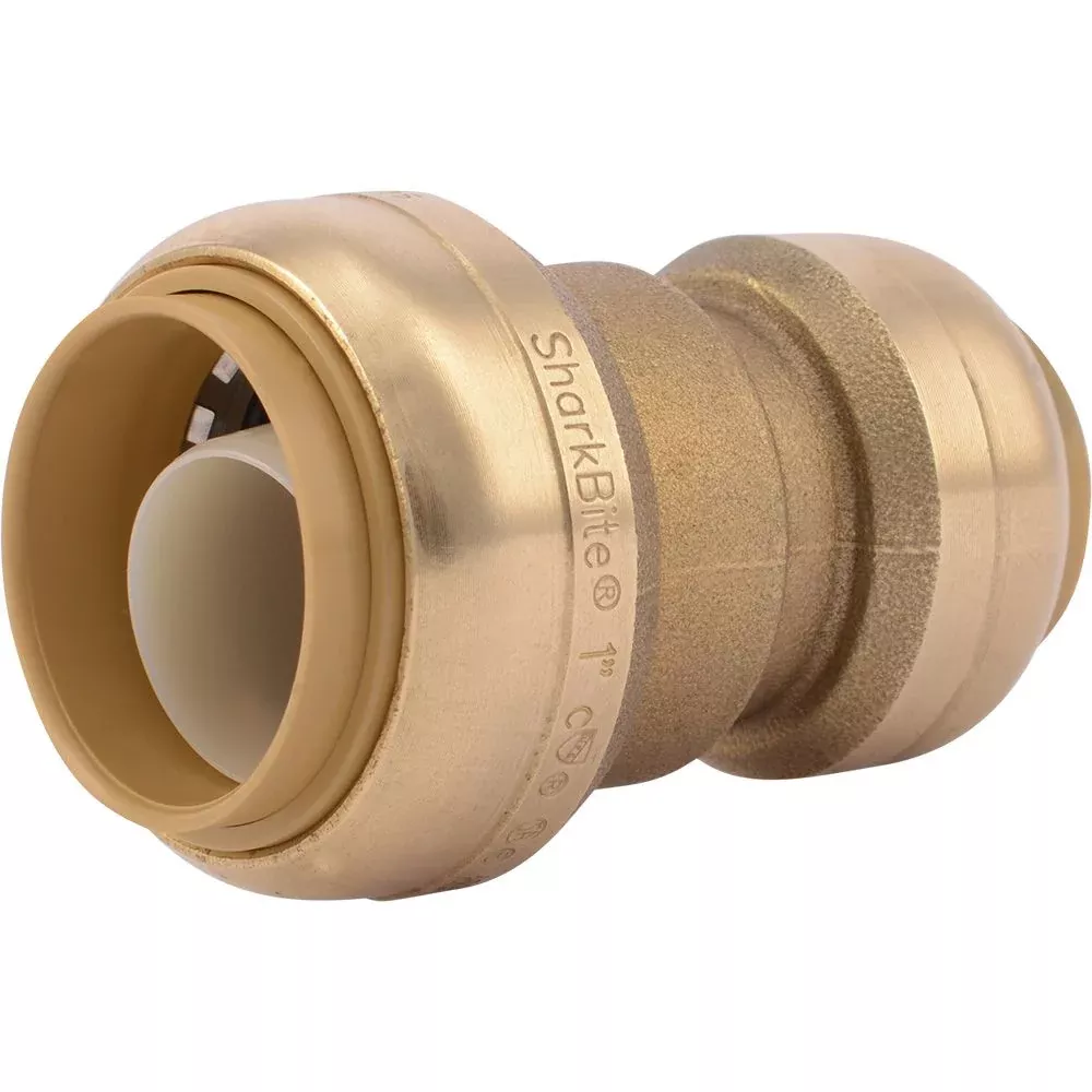 SharkBite U060LF Lead-Free Brass Push-to-Connect Reducer Coupling - 1" x 3/4"