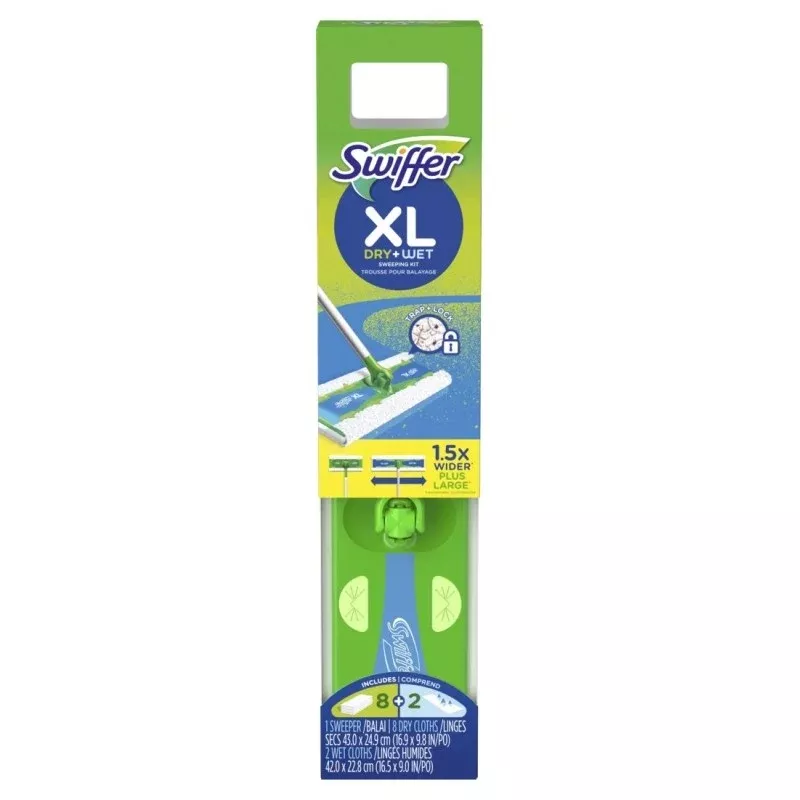 Swiffer 92817 Floor Sweeper Starter Kit, Includes: (6) Disposable Cloth