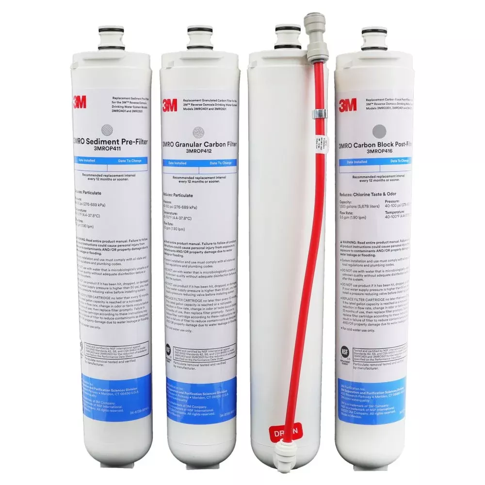 Water Factory Systems SQC4 Replacement Water Filter Kit