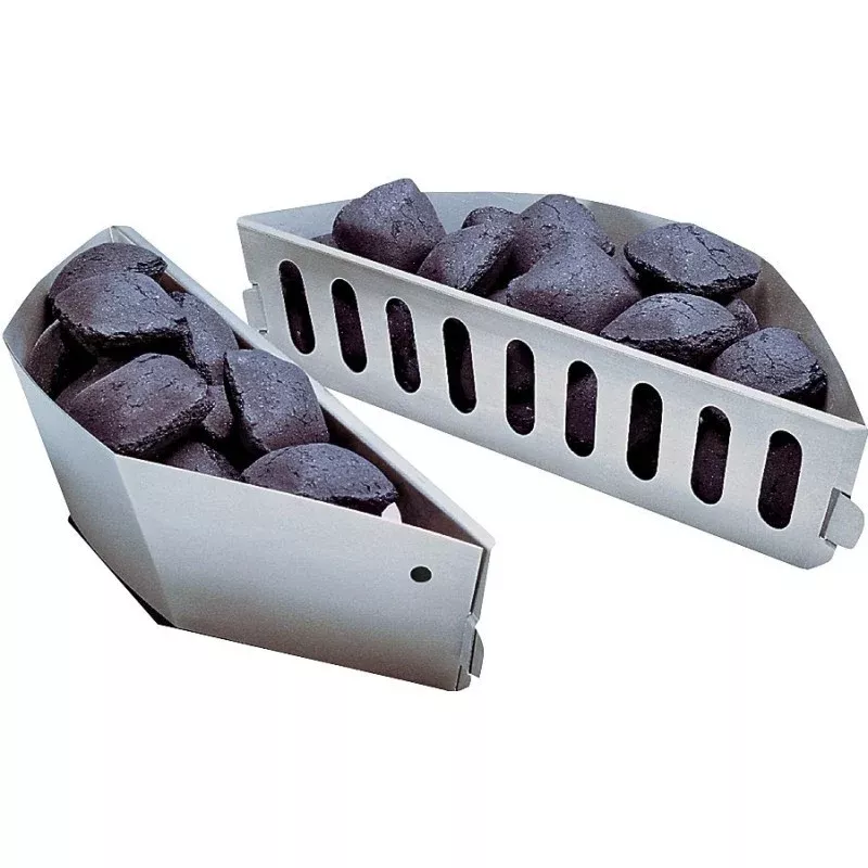 Weber Char-Baskets 7403 Charcoal Briquettes Holder, Aluminized Steel