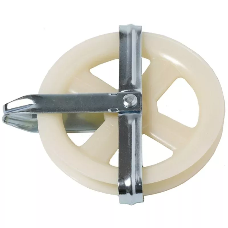 Wellington 7085/7095 Rust-Proof Clothesline Pulley, 5 in OD, Polypropylene