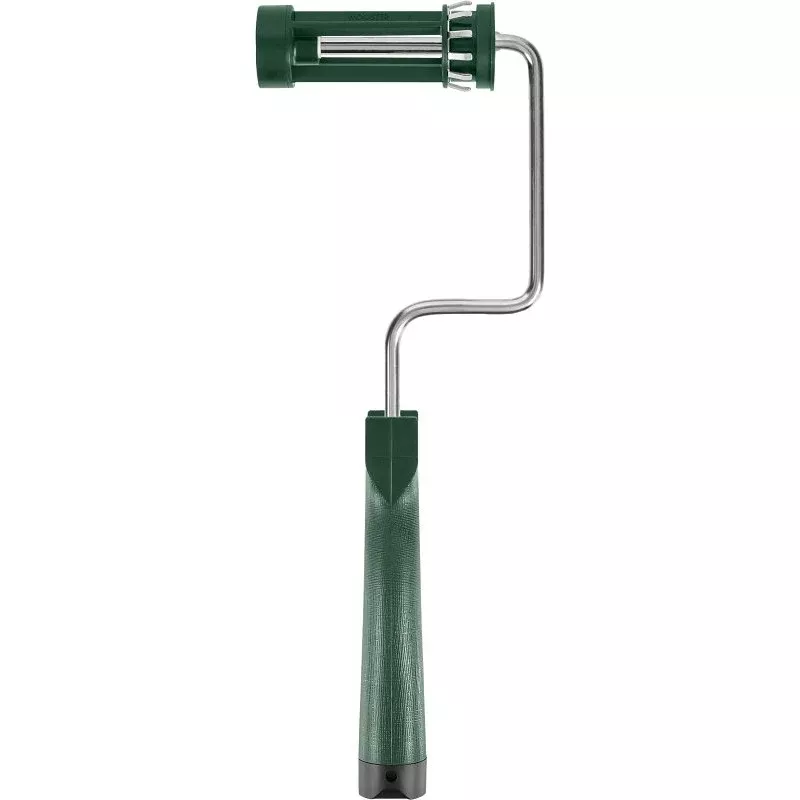 Wooster R017-4 Roller Frame, 4 in L Roller, Polypropylene Handle, Threaded Handle, Green Handle