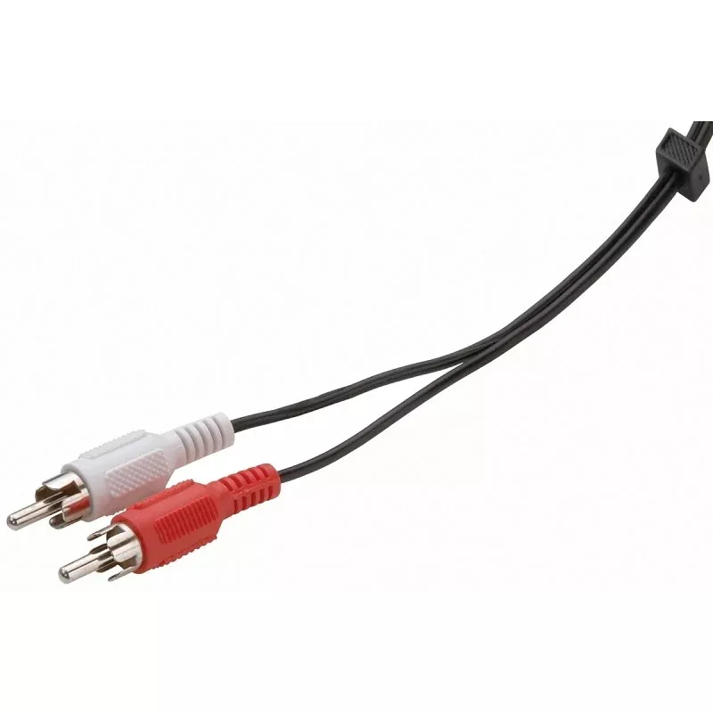 Zenith AC1006SB Stereo Cable, Black Sheath, 6 ft L